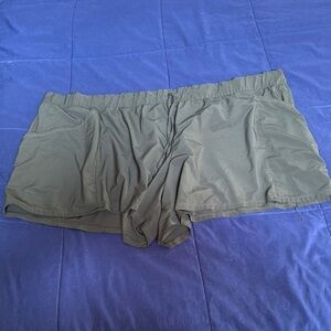 Olive Green Women's Shorts PLUS 4